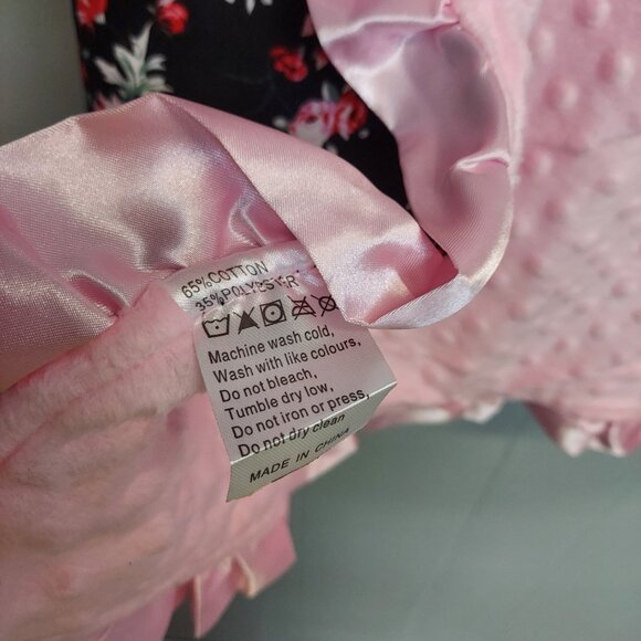 CHENILLE FLORAL BABY BLANKET - NWT - Picture 4 of 5